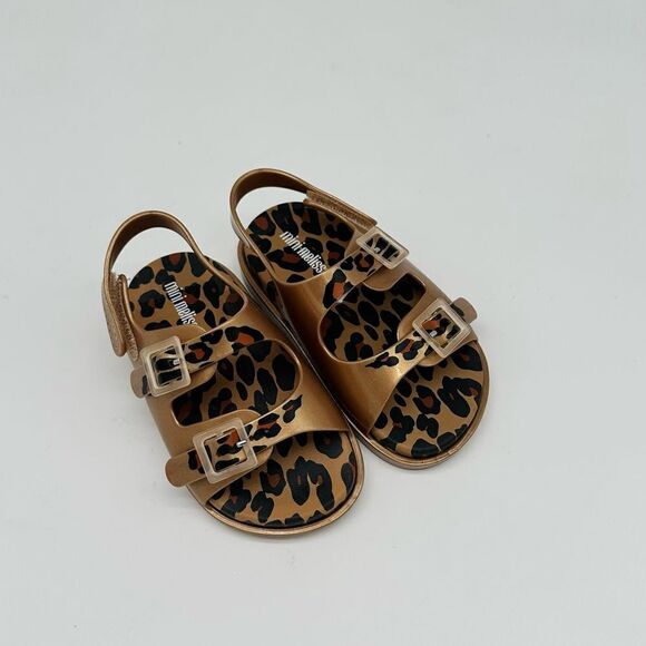 MINI MELISSA
Girl's Wide II Leopard Print Sandals - Picture 2 of 4